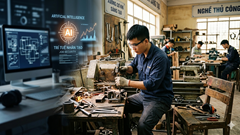 Sợ AI soán việc, giới trẻ đổ xô đi học nghề thủ công