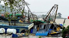 Quảng Ninh: Hơn 1.100ha nuôi trồng thuỷ sản bị ảnh hưởng, nhiều nhà dân tốc mái