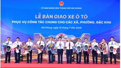 Hải Phòng cấp gần 100 ô tô phục vụ chính quyền cơ sở