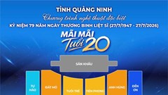 Quảng Ninh: Chương trình nghệ thuật “Mãi mãi tuổi 20” được cấp miễn phí vé và kiểm soát bằng mã QR