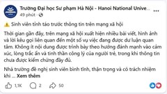 Các trường đại học cảnh báo sinh viên tỉnh táo trên không gian mạng