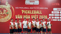 Lan tỏa tinh thần thể thao và giá trị văn hóa tại Giải Pickleball Báo Văn Hóa 2026