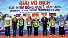 Quảng Ninh: Khai mạc Giải vô địch Đấu kiếm Đông Nam Á 2026