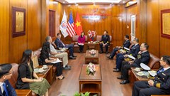 Đại sứ Hoa Kỳ tại Việt Nam thăm, làm việc tại Trường ĐH Hàng hải