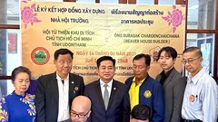 Xây dựng Nhà đa năng  thuộc dự án mở rộng Khu di tích Chủ tịch Hồ Chí Minh tại Thái Lan