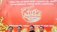 Rộn ràng “Xuân Quê hương 2026” tại Campuchia