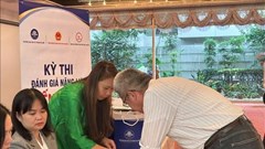 Thúc đẩy quảng bá tiếng Việt qua kỳ thi trên máy tính tại Osaka