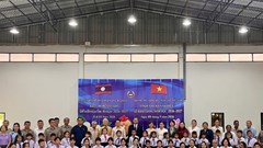 Gần 1.000 học sinh Trường Hữu nghị Lào - Việt Nam tại Savannakhet bước vào năm học mới