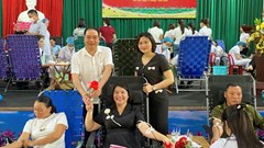Chương trình “Giọt hồng Gia Trấn” có 331 người tham gia hiến máu