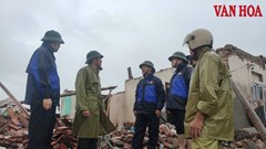 Cận cảnh tan hoang ở Ninh Bình sau bão số 10