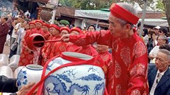 Độc đáo Lễ rước nước, tế cá tại đền Trần