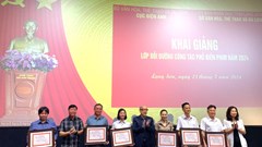 Bồi dưỡng công tác phổ biến phim năm 2024 