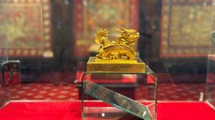 Ấn vàng “Hoàng đế chi bảo” được đề nghị xem xét, công nhận là bảo vật quốc gia