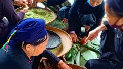 Lễ dâng cốm của người Tày Nghĩa Đô 