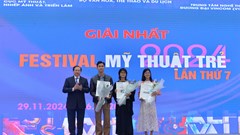 Festival Mỹ thuật trẻ lần thứ 7 năm 2024 trao 29 Giải thưởng 