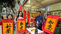 Rực màu Tết ở Hội chữ Xuân Ất Tỵ 2025 