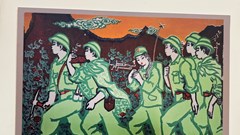 Những bức tranh cổ động quý hiếm thời kỳ “Xẻ dọc Trường Sơn đi cứu nước”