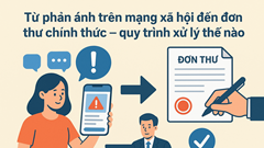 Từ phản ánh trên mạng xã hội đến đơn thư chính thức: Quy trình xử lý thế nào?