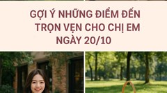 Gợi ý những địa điểm lý tưởng tổ chức 20.10 dành cho chị em