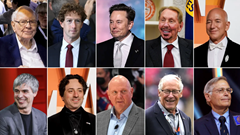 10 tỉ phú giàu nhất thế giới năm 2025 gọi tên những ai?