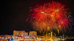 Nam đảo Phú Quốc rợp cờ hoa, bừng pháo hoa mừng Tết Nguyên đán