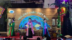 Mang nghệ thuật truyền thống đến Triển lãm Thành tựu đất nước