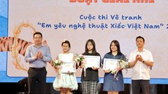 Trao giải cuộc thi vẽ tranh “Em yêu nghệ thuật xiếc Việt Nam 2025”