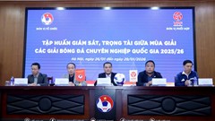 Khai mạc chương trình tập huấn đợt 1 giám sát, trọng tài giữa mùa giải các Giải BĐCNQG 2025/26