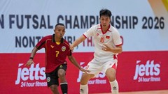 Futsal Việt Nam thắng lớn Timor-Leste, tiến gần bán kết