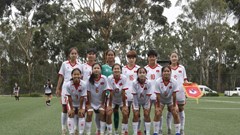 U15 nữ Việt Nam thi đấu liên tục tại Australia, tích lũy kinh nghiệm qua từng trận