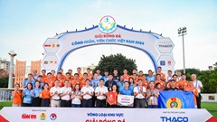 Công đoàn Ngân hàng Việt Nam vô địch vòng loại phía Bắc Giải bóng đá công nhân, viên chức Việt Nam 2026