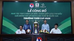 10 đội tranh tài tại Giải bóng đá vô địch U16 quốc gia 2026