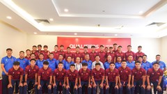 Động viên tinh thần đội tuyển U20 Việt Nam trước khi bước vào Vòng loại U20 châu Á 2027