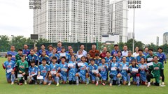 Chủ tịch VFF Trần Quốc Tuấn động viên ĐT nữ Việt Nam trước hành trình ASIAD 2026