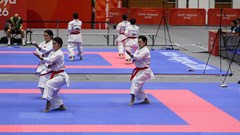 Nguyễn Ngọc Trâm cùng đồng đội vào chung kết kata nữ ASIAD 20