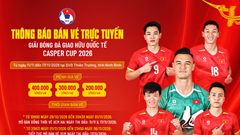 Vé xem Casper Cup 2026 tại sân Thiên Trường có giá từ 200.000 đồng