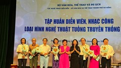  Khai giảng “Lớp tập huấn diễn viên, nhạc công loại hình nghệ thuật Tuồng truyền thống - 2024”