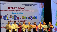  Khai mạc Liên hoan Nghệ thuật Sân khấu toàn quốc dành cho thiếu niên, nhi đồng