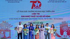 Trao giải thưởng và khai mạc triển lãm Cuộc thi Ảnh nghệ thuật Hà Nội mở rộng
