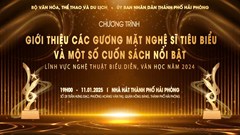 Vinh danh các gương mặt nghệ sĩ tiêu biểu và một số cuốn sách nổi bật 