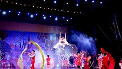Rộn ràng đón xuân với chương trình xiếc tổng hợp tại Cung Thiếu nhi Hà Nội