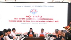 Phát triển bản sắc văn hoá, con người Hải Phòng trong thời kì mới
