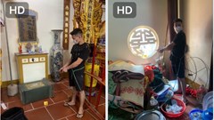 Phá két sắt, trộm tiền công đức đi chơi game