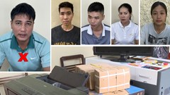 Bắt 5 đối tượng trong đường dây làm giả giấy phép lái xe