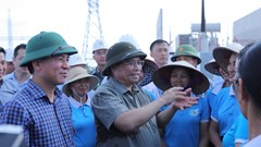 Thủ tướng kiểm tra, động viên, đôn đốc dự án đường dây 500 kV mạch 3