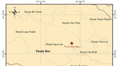 Xảy ra động đất 4,1 độ Richter tại huyện miền núi tỉnh Thanh Hoá