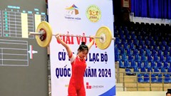 Khởi tranh Giải vô địch Cử tạ CLB quốc gia năm 2024