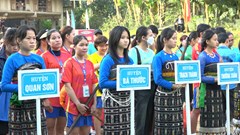 Sôi nổi Hội thi thể thao truyền thống của đồng bào các DTTS tỉnh Thanh Hoá 