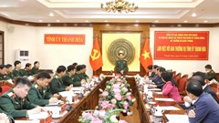 Bộ trưởng Bộ Quốc phòng làm việc với Ban Thường vụ Tỉnh ủy Thanh Hóa