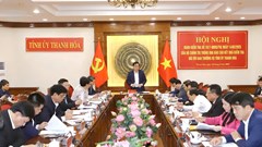 Thông qua báo cáo kết quả kiểm tra đối với Ban Thường vụ Tỉnh ủy Thanh Hóa